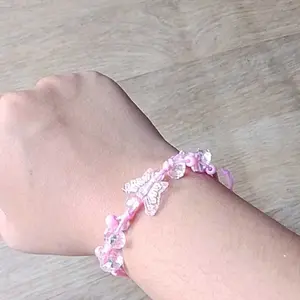 [TG059] 1Pcs - Gelang Mote Tali giok 1mm Premium