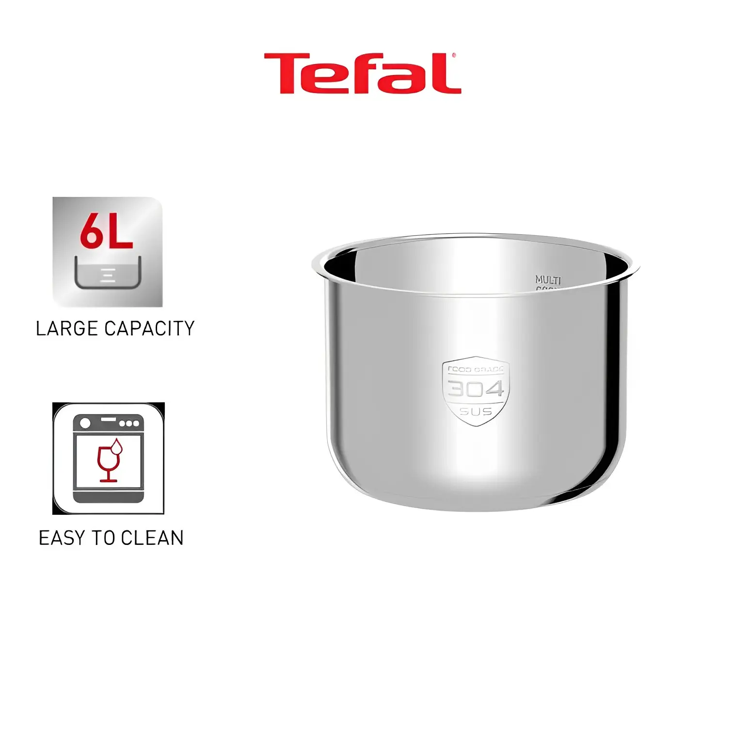 Tefal SS Inner Pot for CY601 - XA622D