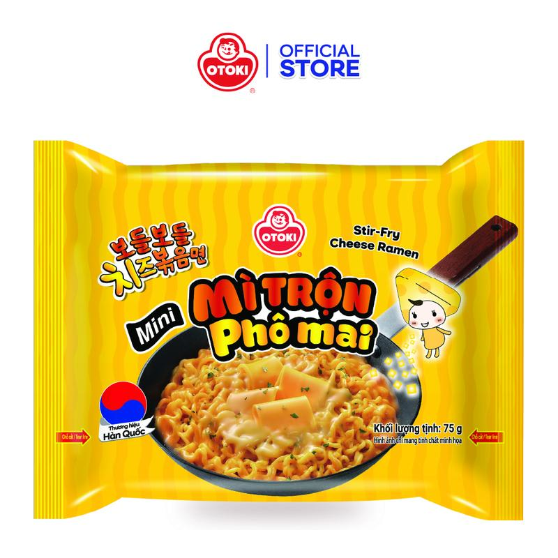  Combo 5 gói Mì Trộn Phô Mai Otoki Mini 75g 