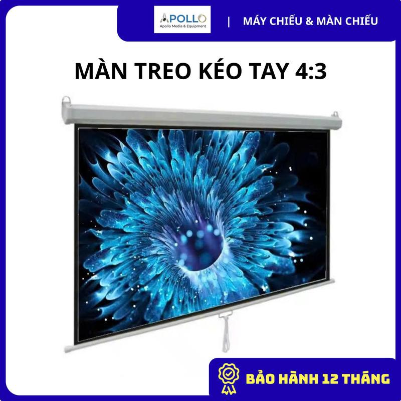 Màn chiếu treo tường kéo tay Apollo/ Prima kích thước từ 84 inch đến 150inch tỉ…