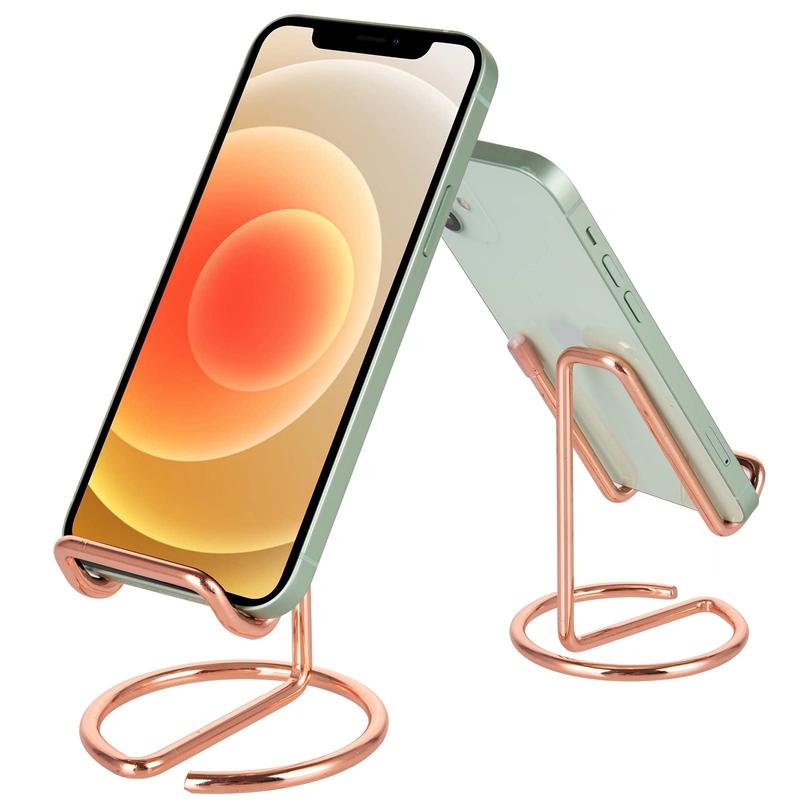 Product Introduction of Cell Phone Stand Holder Desk Accessories, Cute Metal Rose Gold, Compatible with All Mobile Phones, iPhone, Switch, iPad, Mobile Phone Accessories Holder Smartphone Cellphones Mount 1