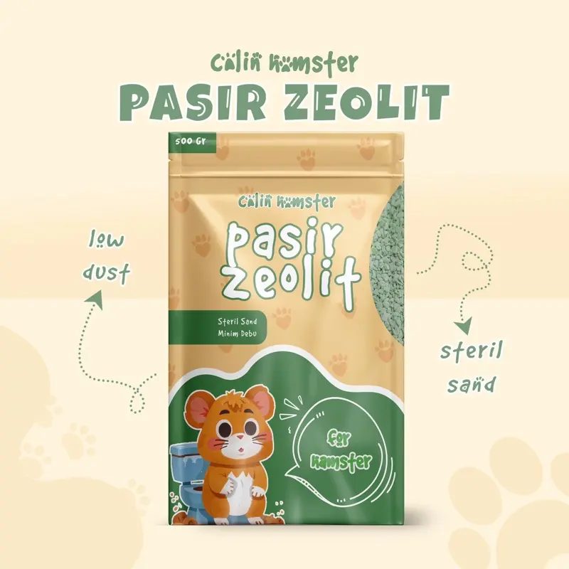 Pasir Zeolite Hamster 500gram