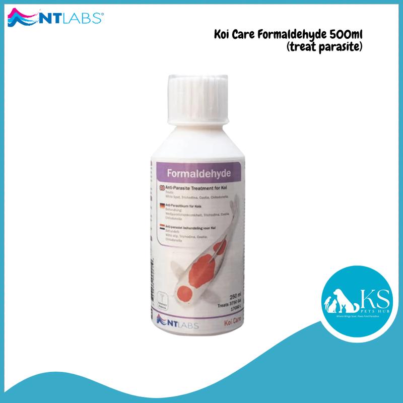 NT LABS Koi Care Formaldehyde 500ml (treat parasite) Fish & Aquatic ...