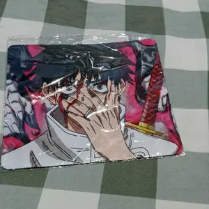 Mousepad Motif Anime Jujutsu Kaisen Yuta Okkotsu/Geto/Yuji/Sukuna Anti Slip Mouse Pad 18x22