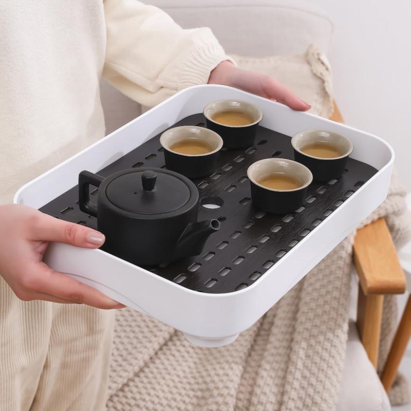 Tea Tray, Small and Luxurious Modern Tea Cup Tray for Household Use ...