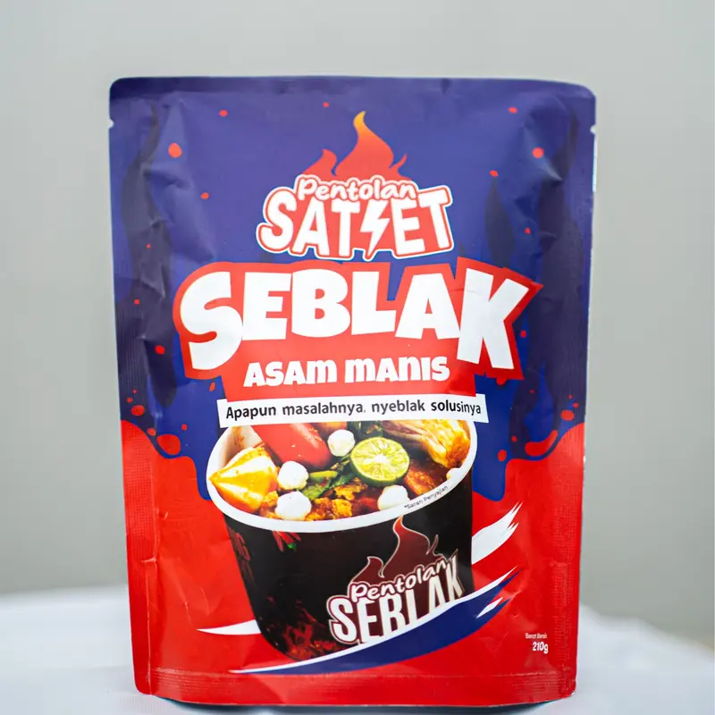 Pentolan Satset - Paket Bundling Seblak Asam Manis dan Seblak Mercon 4