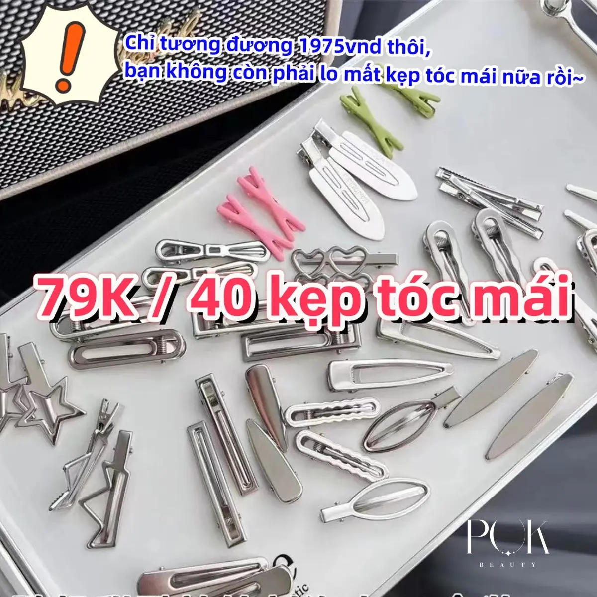 SS24【Số lượng lớn và giá thấp】 kẹp tóc xinh cho nữ，Kẹp tóc mái, bạn có thể nhận được 40 kẹp tóc mái cho 79Kvnd, không còn lo lắng về việc mất chúng, , kẹp tóc nữ, chất liệu thép titan Women