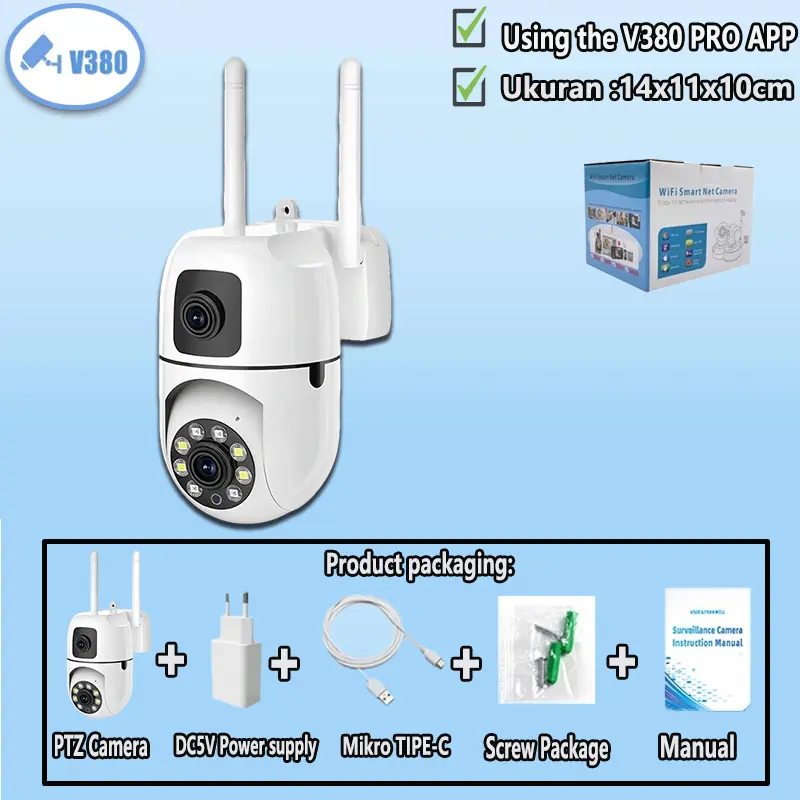 2 Lensa CCTV