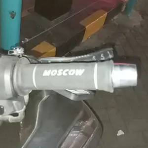 Handgrip PREMIUM MOSCOW Plus Jalu PCX Crome Universal Bisa Kesemua Motor Hg55 Moscow Handgrip -OL Variasi