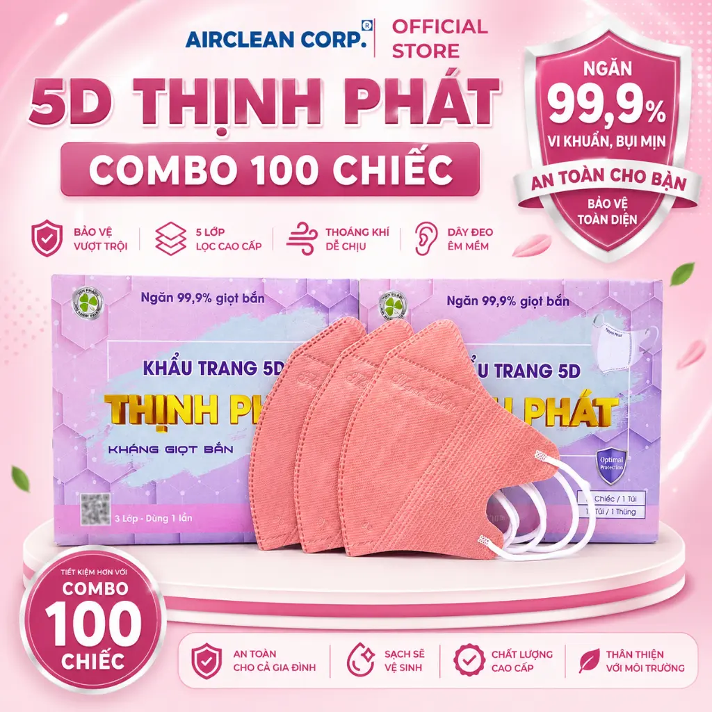 Thùng 100 Chiếc - Màu Tím Đậm