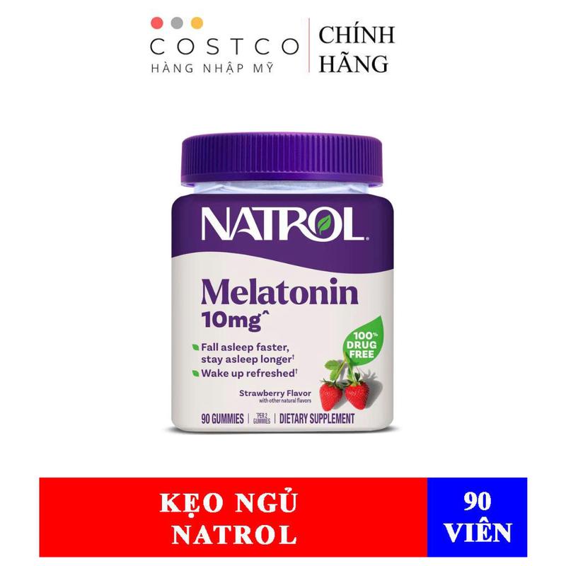 Kẹo Hỗ Trợ Ngủ Ngon Natrol Melatonin 10mg (1 Hủ/90 Viên)