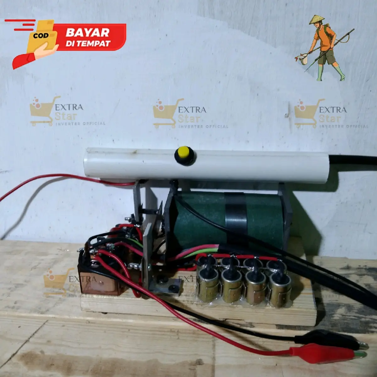 EXTRA Inverter Platina Baja Widia 12V 24V 600 W Irit Baterai