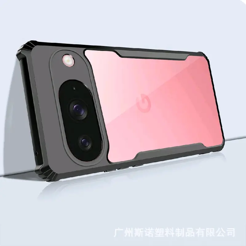 WIDI JAYA x Case Fusion Airbag Google Pixel 9 Pro XL 4a 5G 5 5a 8a 8 Pro 7a 7 Pro 6a 6 Pro Hitam Casing Cover Hybrid Softcase 5