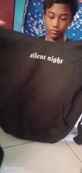 Product Review of Hoodie boxy fit reflektif Silent Nigh Unisex  Fleece tebal 280 gsm | Sablon Reflektif Silver Free Stiker from u**e s**r 0