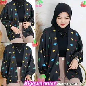 Outer Kiyowo Korean Jumbo Wanita