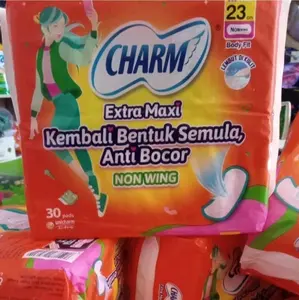 (Paket 2 pack/isi 60 pads)Charm Extra Maxi Non Wing 23cm - Paket Hemat (60 Pads) Wanita Perawatan Feminine