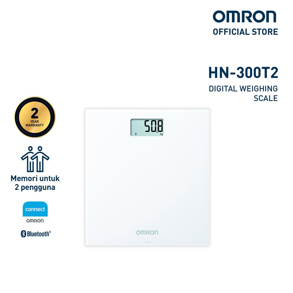 [EXCLUSIVE CREATOR] OMRON HN-300T2 Timbangan Berat Badan Digital Weight Scale + Bluetooth