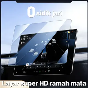 TOYOTA INNOVA VENTURER 2020/2021，2022TOYOTA FORTUNER 2020/2021/ 2022/2025，TOYOTA INNOVA ZENIX Q HEADUNIT 2023/2025 Pelindung Layar Kaca Tempered untuk Layar Navigasi/Toucscreen- Film Pelindung Monitor Mobil Car/CAR FILM
