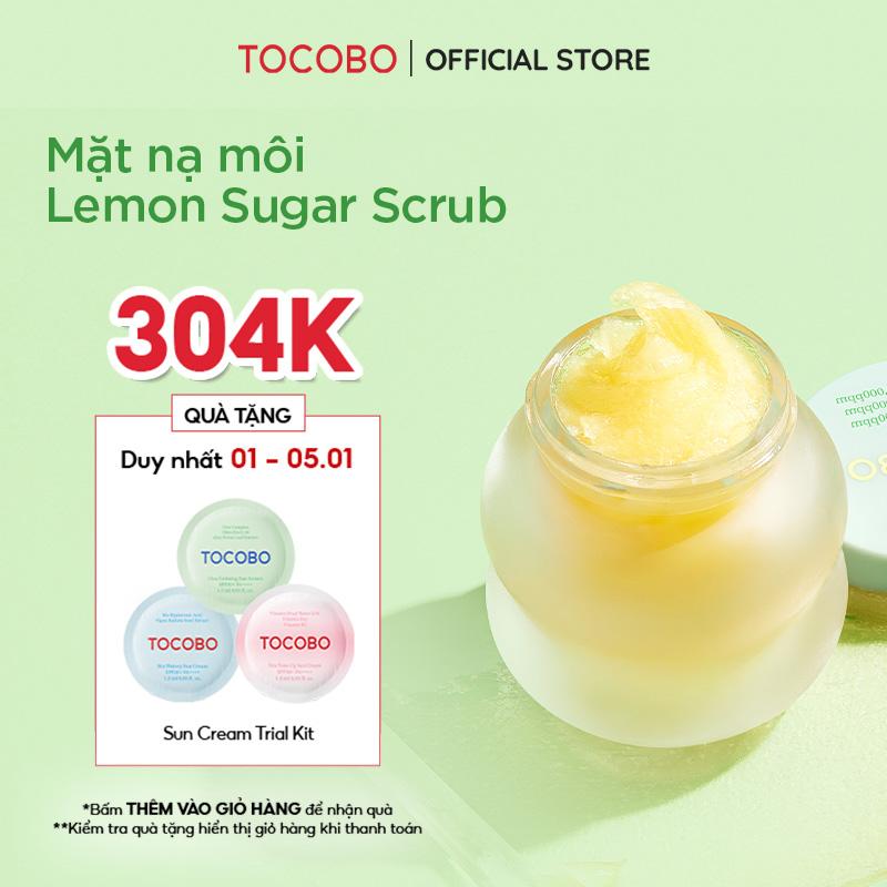 Mặt nạ môi dưỡng ẩm & làm mềm môi Tocobo Lemon Sugar Scrub 20ml