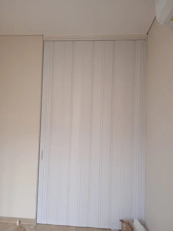 FLASH SALE / PINTU LIPAT PVC POLOS TANPA KACA  /PINTU GESER PVC MURAH  PVC FLOODING DOOR / PINTU PENYEKAT RUANGAN 3
