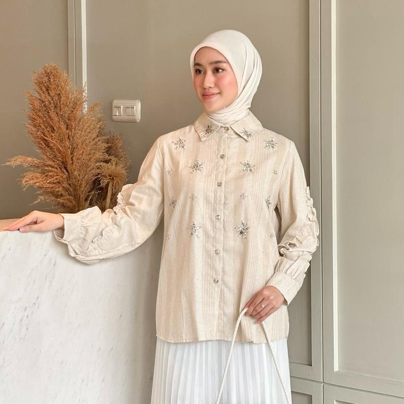 Divva Blouse By kananum - Bahan soft linen 1
