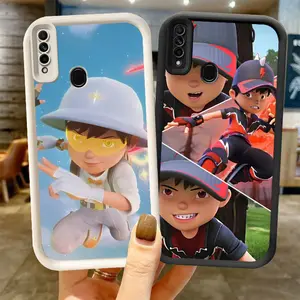 WW-3 Boboiboy 2 lampu Casing untuk Realme Narzo 10 10A 5 5i 5s 20A C2s C2 2 6i Pro