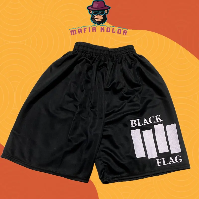 Promo Boxer 50 Ribu Dapat 5 Pcs Celana Pendek Boxer Kolor Dalaman Pria Wanita Celana Metal BLACK FLAG SLIPKNOT Surfing Sport Santai Tidur Rebahan Olahraga Voli Basket 1
