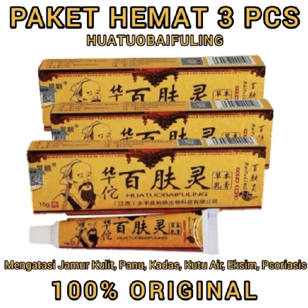 Salep Herbal Cap Orang Tua Salep Gatal Jamur Kurap Psoriasis Eksim