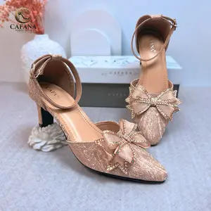Cafana - Deana Sandal Heels Wanita Heels Pesta Heels Kondangan Heels Lebaran Hak 5 cm SDH372
