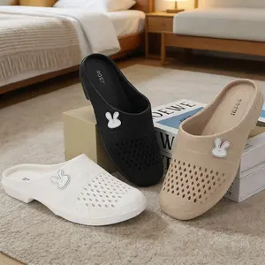 Irsoe 2586M Sandal Karet Wanita Mule Motif Kelinci Nyaman dan Stylish