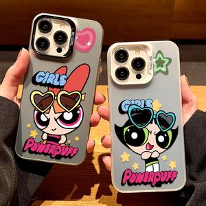 Funda de teléfono divertida de las Chicas Superpoderosas para iPhone: diseño único y moderno, compatible con modelos 11, 12, 13, 14, 15 y 16. ¡Protege tu celular con estilo! PH391