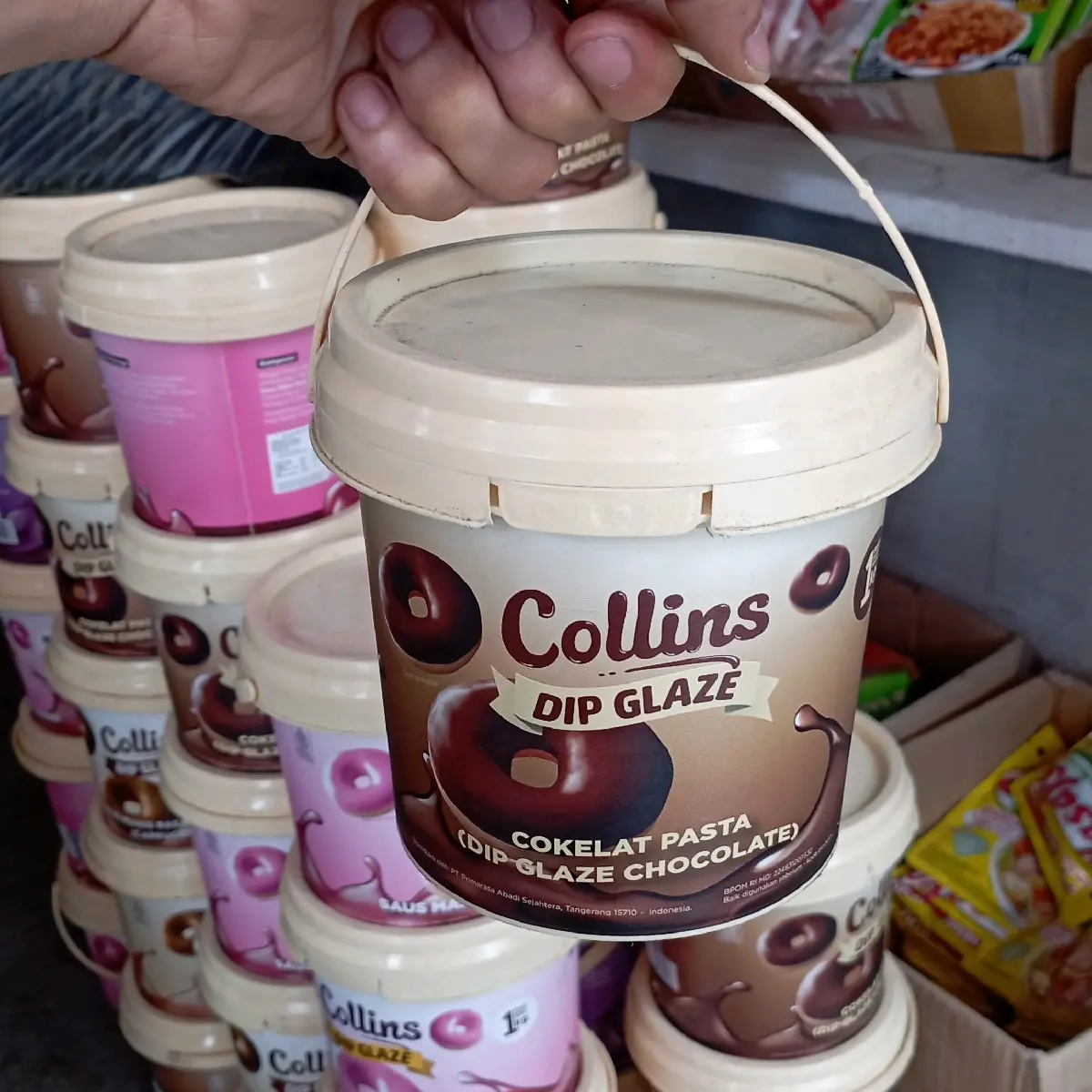 glaze collins kemasan pail 1kg