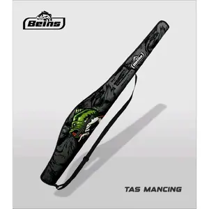 Tas Joran kekinian Motif Printing Ikan 1Meter Tas Pancing Selempang Cowok Cewek Terbaru 2026