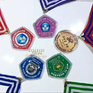 MEDALI WISUDA CUSTOM AKRILIK || MEDALI KELULUSAN PAUD TK SD SMP SMA