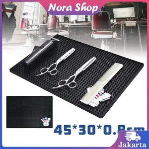 Tatakan Meja Anti Slip Tatakan Barber / Alas Meja Barbershop Penebalan