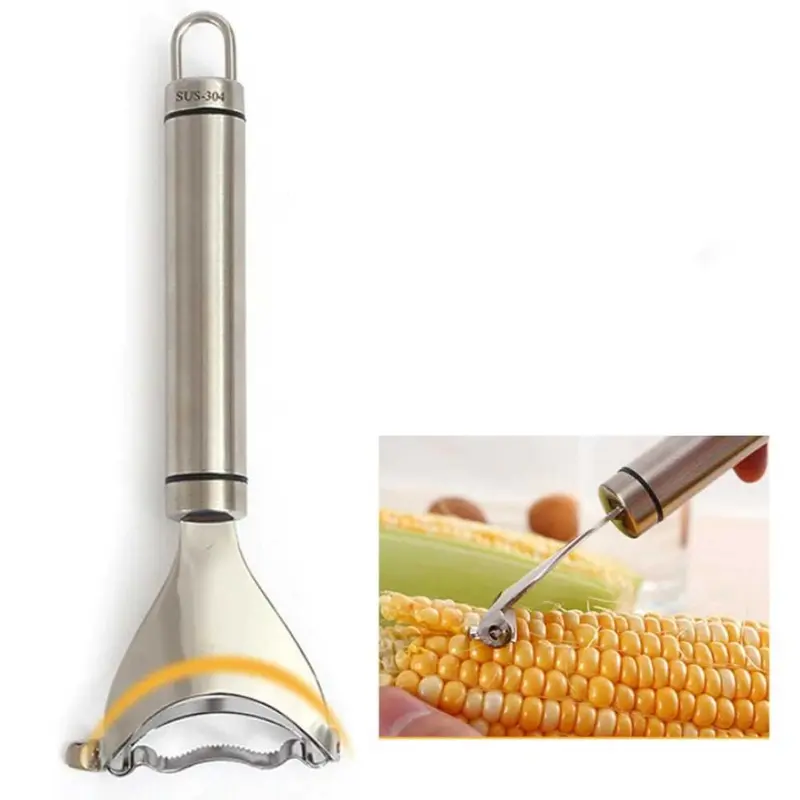Parutan Jagung /Alat Pengupas Biji Jagung Stainless Steel / Serutan Jagung / Corn Peeler Stainless Steel Food Grade / Pisau Penyerut Jagung Praktis Mudah Digunakan 7