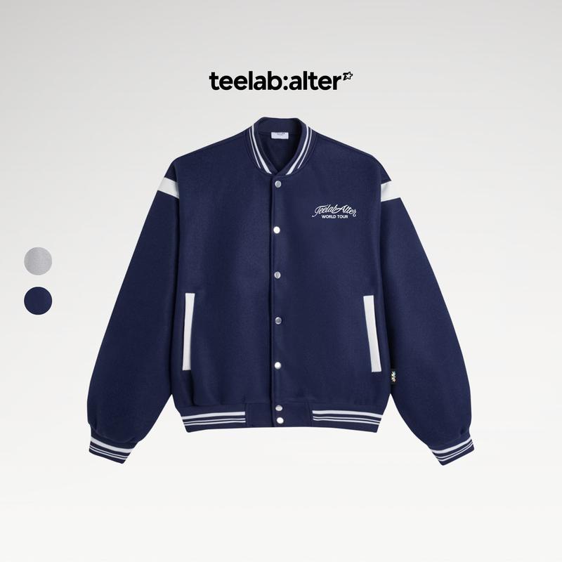  Áo Khoác Local Brand Unisex Teelab Preppy Varsity Jacket AK122 