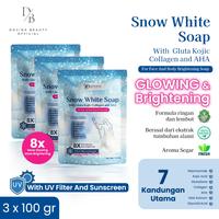 Gambar Dovina Beauty Official Sabun Pemutih Snow White Bundle 3 pcs Mencerahkan & Meratakan Warna Kulit Wajah dan Badan - 1 Pcs dari Feminine Wash by Dovina Kota Administrasi Jakarta Barat 1 Tokopedia