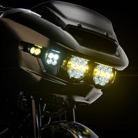 Gambar KRAUS Full Deck Light Kit - With Denali Lighting + SNAP On lens Headlight Amber ('24+ Road Glide) #ST-LT-24 + DNL.D14.050 dari BANDUNGPARTS Kota Bandung 3 Tokopedia