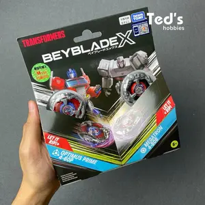 Beyblade X Optimus Prime 4-60P & Megatron 4-80B Transformers Disney Collaboration New