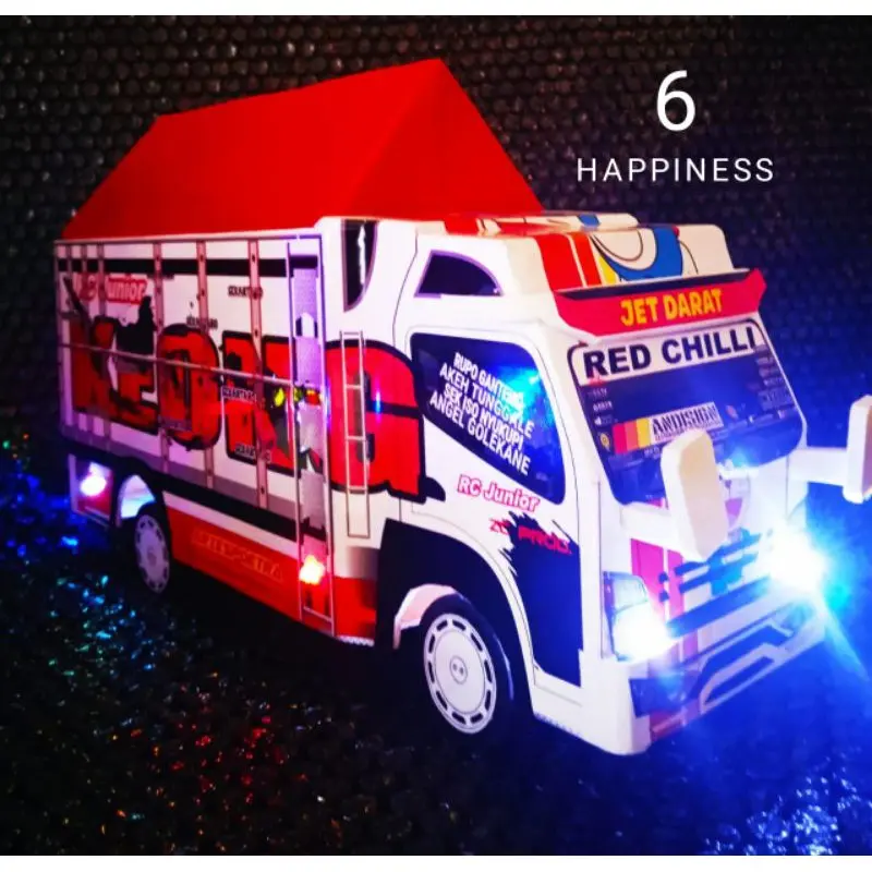 TRUK PUTIH SEKARTARO Pendidikan Lampu Remot Control 0