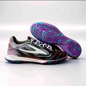 Zevma sepatu futsal  panthera pro-2 chameleon white purple IC