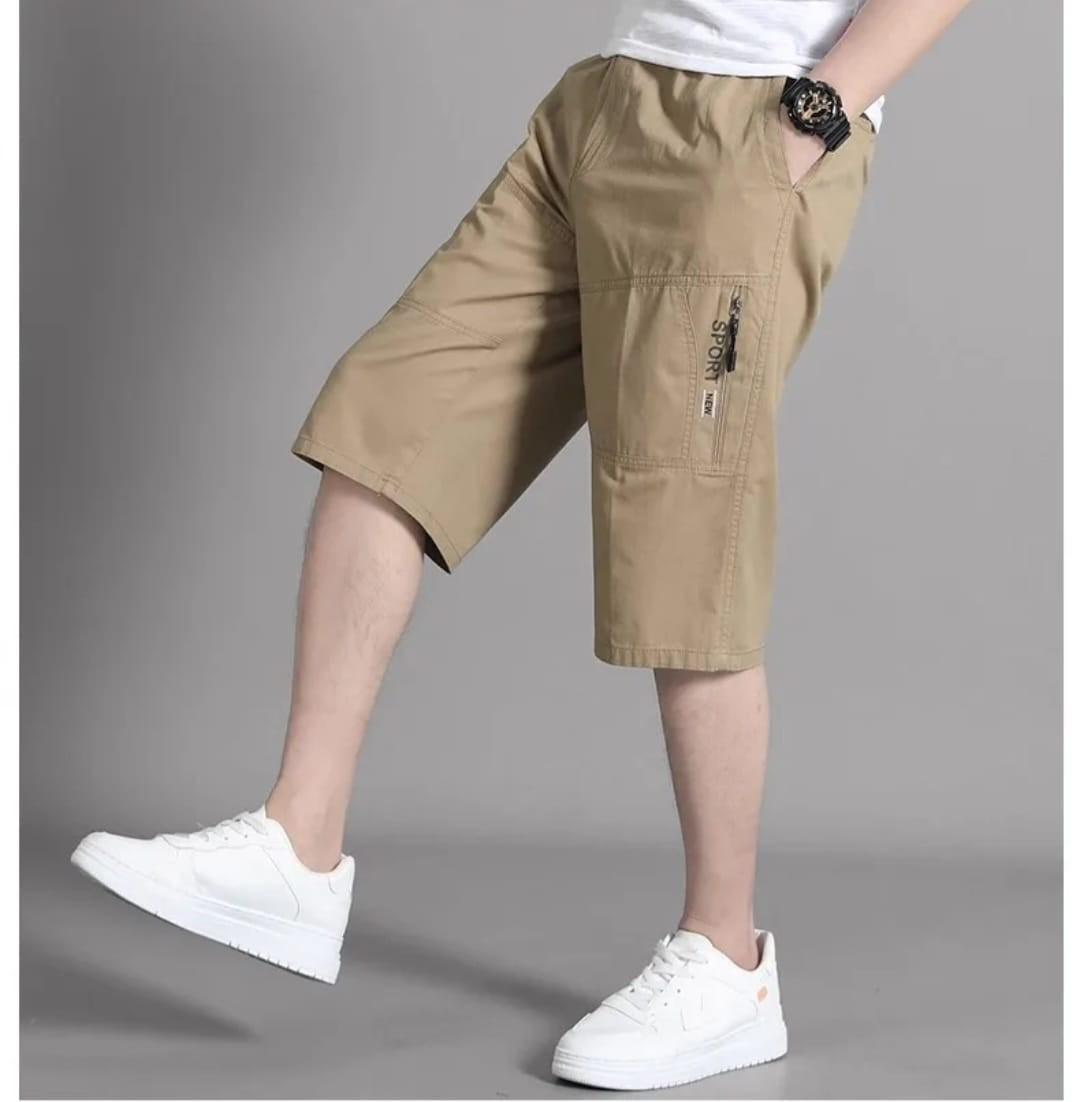 Celana Sirwal Premium Cargo Gabriel 7/8 Board Short untuk Pria - Hitam - Nyaman, Kantong - Katun, Twill - Ukuran L - Pendek, Kotak Casual celana  gombrong celana  pendek celana  pendek celana  pendek celana  sotong celana pendek mend celana  pendek 3⁄4