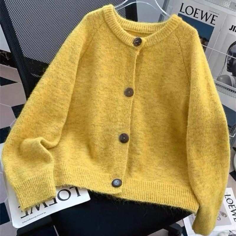   DODA HÀNG SẴN  Áo Len Cadigan dáng boxy thân ngắn dài tay 5 Màu Siêu Xinh Basic Dễ Phối Đồ Hàng QC L1 AL001 Kiểu Dáng Đa Dạng Màu Sắc Đa Dạng 