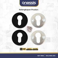 Gambar Onassis Key Ring 200 Plat Penutup Lubang Kunci Pintu Stainless Steel SUS 304 - Stainless Steel dari ONASSIS BELLUCCI OFFICIAL Kota Tangerang 4 Tokopedia