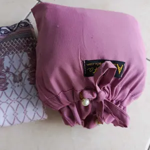 Arbifa | Full Set Mukena + Sajadah Kepala Jamila Dewasa Travel Series Katun Polos Renda Arbifa mukena remaja
