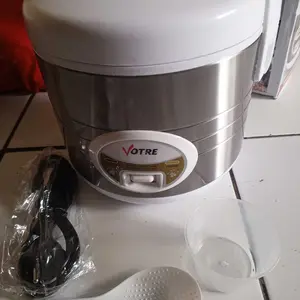 Votre G-10 Rice Cooker Listrik Ukuran 1.2 Liter Steam Collector - Garansi 1 Tahun warna Putih Wadah kokoh penanak  nasimurah rice  cooker mejikom