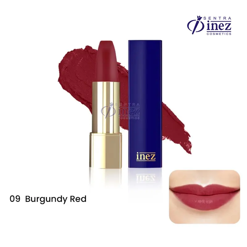 INEZ Lipstick Color Contour Plus Lipstik Matte Gloss Pewarna Bibir Lasting 8