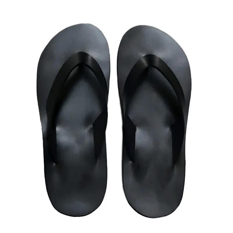 Best Quality - Sandal Pria Jepit Flip Kulit Sapi Asli Flipers Cowok Kasual Premium Sole Rubber Karet 3