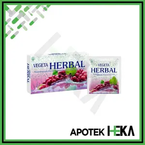 Vegeta Herbal Anggur Dus isi 6 Sachet - Melancarkan BAB
